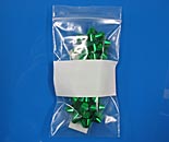 Lock Top Zip Bags White Block 2 Mil-2