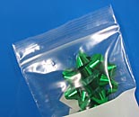 Lock Top Zip Bags White Block 2 Mil